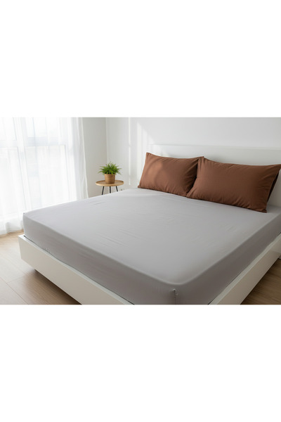 YAZICI مجموعة من 2 غطاء وسادة مقاس 50x70 منقوش من رانفورس 80% قطن 20% بوليستر...