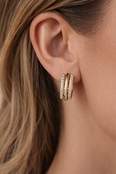 XUPİNGS JEWELRY Cercei galvanizati cu aur