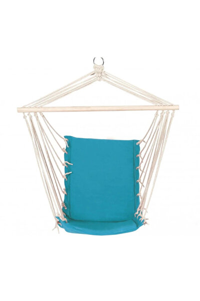 OEM Camping chair hammock, wood and Polyester, blue