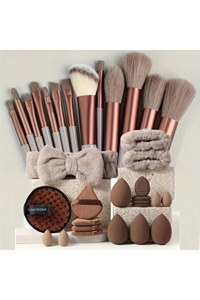 Choice12 33brown 20/40 Pink Makeup kit Complete Makeup Brush Set, Big set inc...
