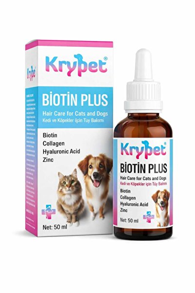 BiotinPlus Tüy Dökülme Azaltıcı DeriSağlık Destekleyici Kedi Köpek Biotin Kolojen HyaluronicA. Damla