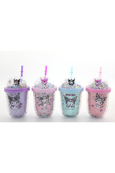 doremodam كوب على شكل كورومي مع غطاء وقشة