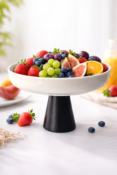 Madas Desıgn Sunumluk,meyvelik,salata tabağı,tabak,sofra,ayaklı sunumluk