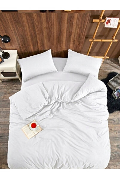 SHIPLA HOME طقم غطاء لحاف مزدوج ملاءة مطاطية و2 كيس وسادة