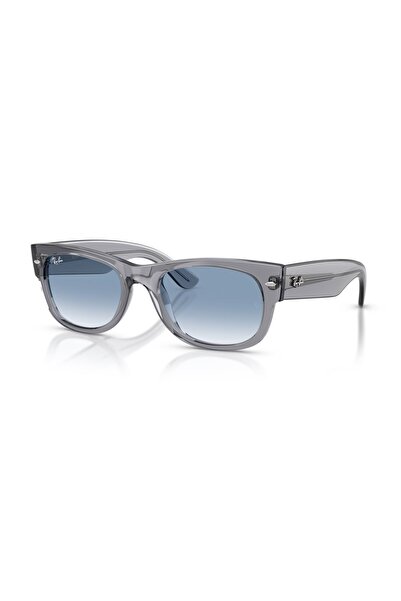 Ray-Ban RB 0832S 68463F 55 Mega Wayfarer Unisex Kare Gri Kemik Güneş Gözlüğü