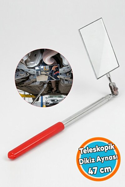 NZB Kare Dikiz Aynası Teleskopik 47 cm Araç Kör Nokta Önleyici Yan Ayna Uzatm...