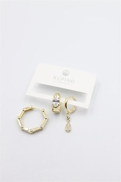 MENESSA 3-Piece Xuping Earrings - Gold