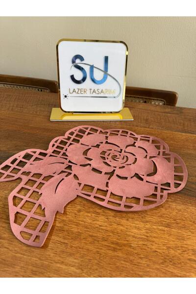 EHA LAZER Trandafir uscat în formă de trandafir suport pentru farfurii -Șerve...