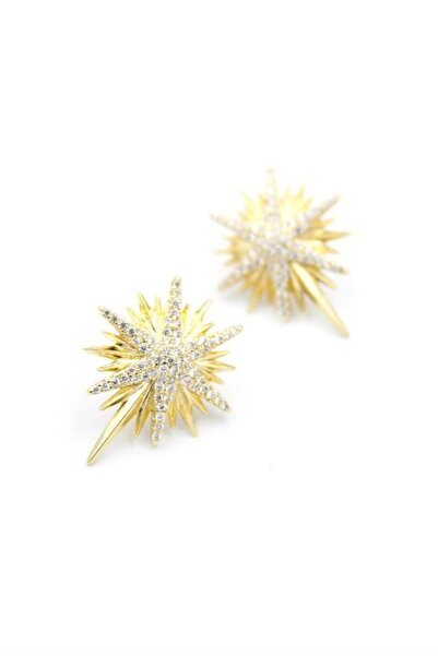 MENESSA حلق نجمة الشمال - ذهبي