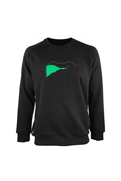 sportrun سويت شيرت برقبة دائرية مرخص من كوكويليسبور باللون الأسود