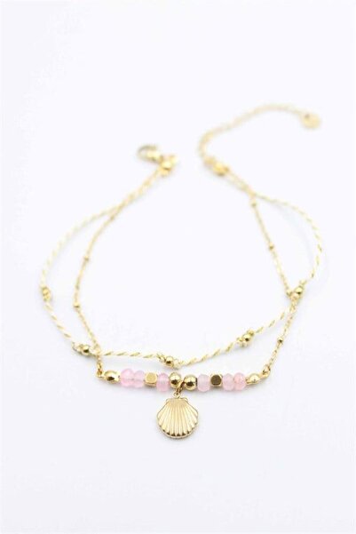 MENESSA Seashell Anklet - Gold