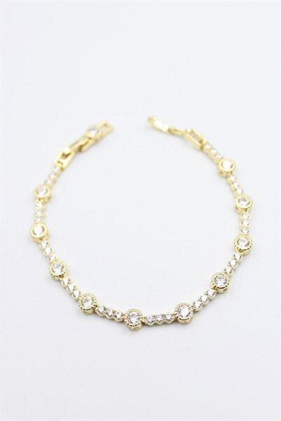 MENESSA سوار شوبينج المرصع بالأحجار - ذهبي