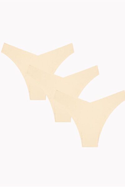 NBB Chiloți brazilieni pentru femei decupare cu laser talie joasă 3-pachet