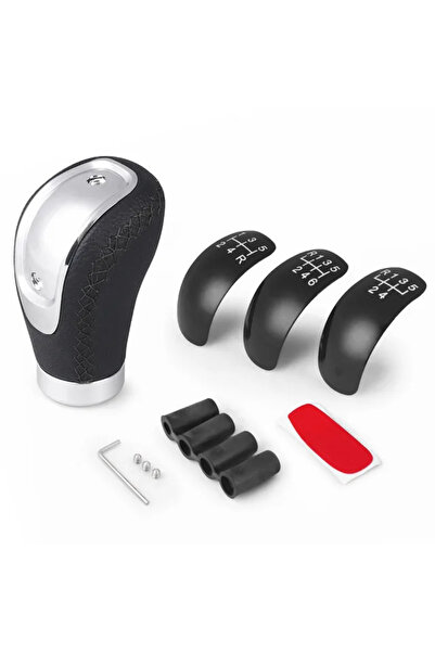 Choice1 مقبض ناقل حركة يدوي أسود من جلد PU، مناسب لسيارات جنرال موتورز، 5/6 س...