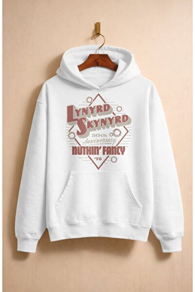 Fuddy Moda Ουνισέξ Φούτερ Lynyrd Skynyrd Nuthin' Fancy με τύπωμα με κουκούλα ...