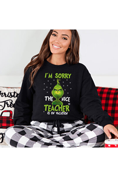Kartier Bluza Dama Neagra Teacher Grinch