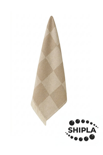 SHIPLA HOME Dama Desenli Peştamal Plaj Havlusu 70x155 Cm