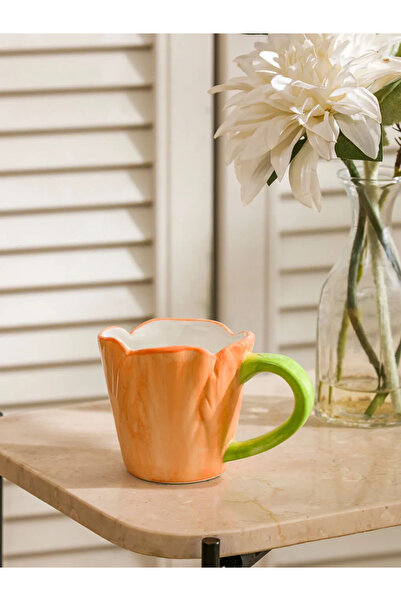 LC Waikiki Lcw Home Mixed Flower Figured Ceramic Mug 210 ml