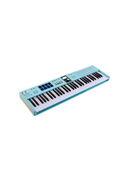 ARTURIA KeyLab Essential 61 mk3: Aqua | 3.Nesil Akıllı MIDI Kontrolcü (61 Tuş...