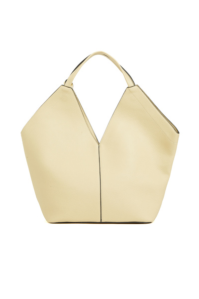 Dıvarese Sarı Floter Kadın Shopper Çanta