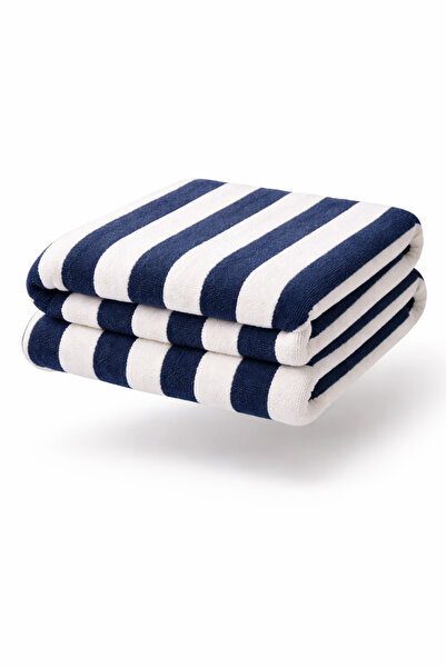 The Cotton Connection منشفة شاطئ قطن 100% - 90×180 سم، 600 غرام/متر مربع، سري...