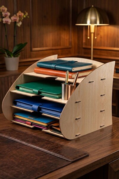 StarLightning Masa Düzenleyici Organizer Evrak Rafı Masaüstü Organizer Açık M...