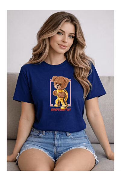 ZEMLİYA Unisex "Kungfu Master" Printed T-Shirt -Modern Style