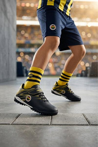 Kinetix Pantofi de teren covor pentru băieți, albastru marin