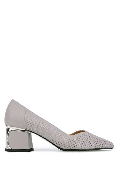 Women's Genuine Leather Mink Heels
