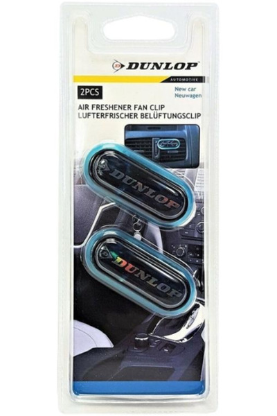 DUNLOP Odorizant tip clip New Car, 2 bucati