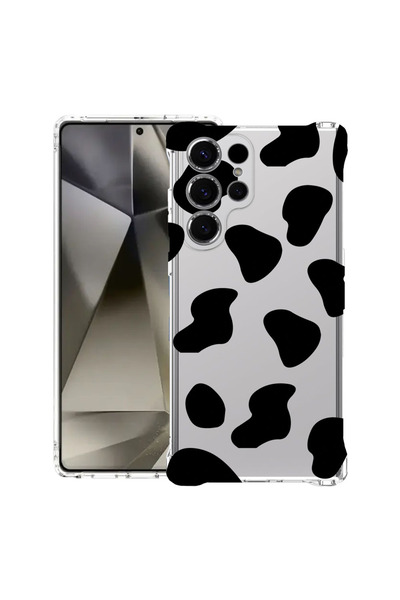 bestcase ® Husă Carcasă antișoc pentru Samsung Galaxy S26 Ultra, Negru Vacă, ...