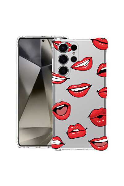 bestcase ® Husă Αντικραδασμική Θήκη για Samsung Galaxy S26 Ultra, Χείλη - Μοτ...