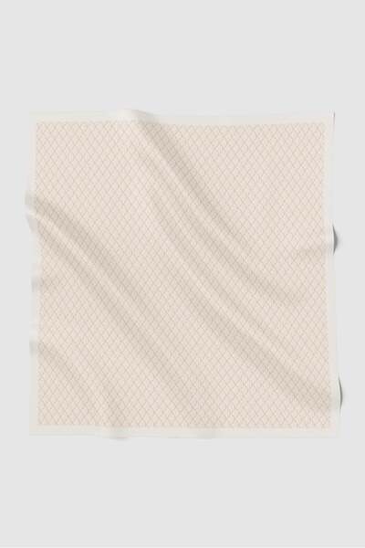 Buttonscarves Prism Vual Kare Eşarp - Custard