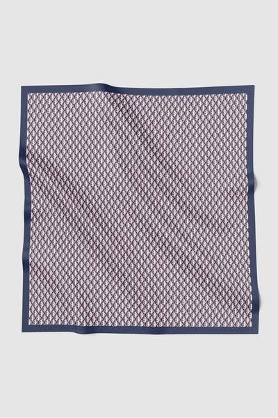 Buttonscarves وشاح مربع من قماش الفوال - لون التوت البري