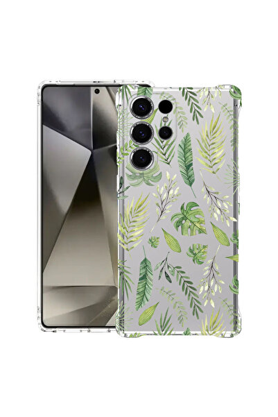 bestcase ® Husă Anti Shock Case for Samsung Galaxy S26 Ultra, Green Leafs, 31...