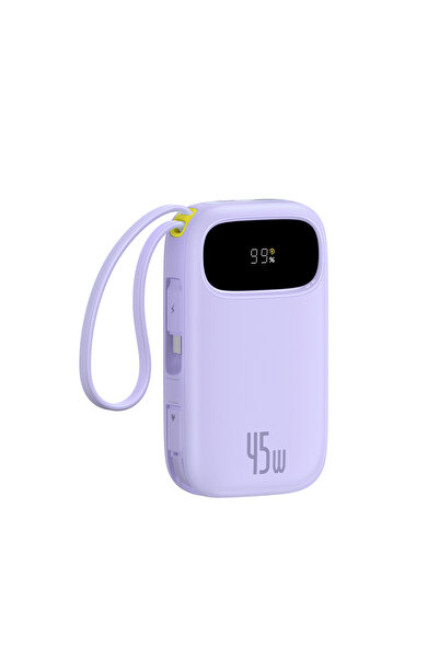 Baseus EnerFill FC31 Dijital Ekranlı Hızlı Şarj Powerbank Dahili Çift USB-C K...