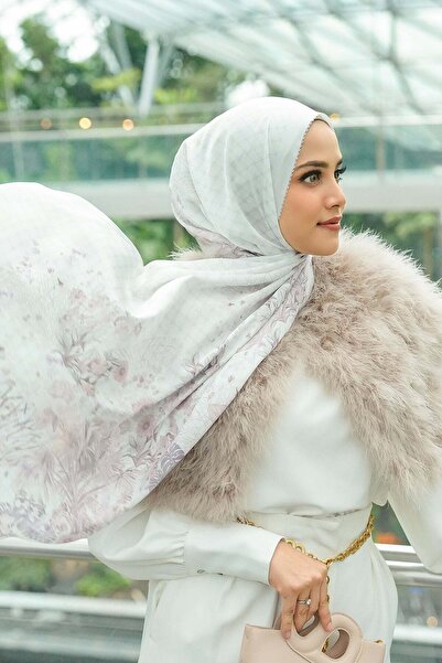 Buttonscarves Singapore Saten Şal - Merlion