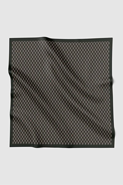 Buttonscarves وشاح مربع من بريزم فوال - لون الزبيب