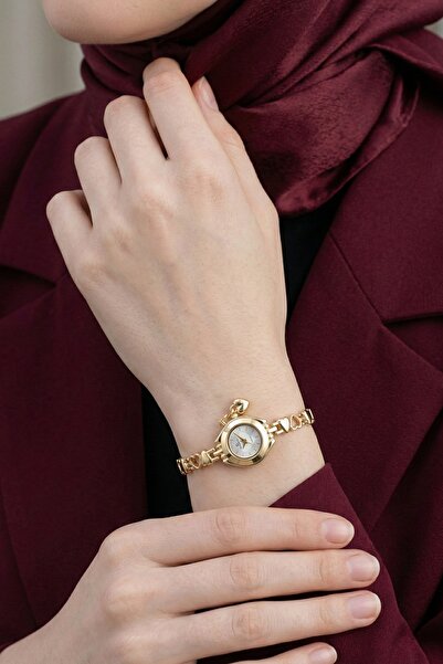 InStyle Gold Heart Cord Women's Wristwatch