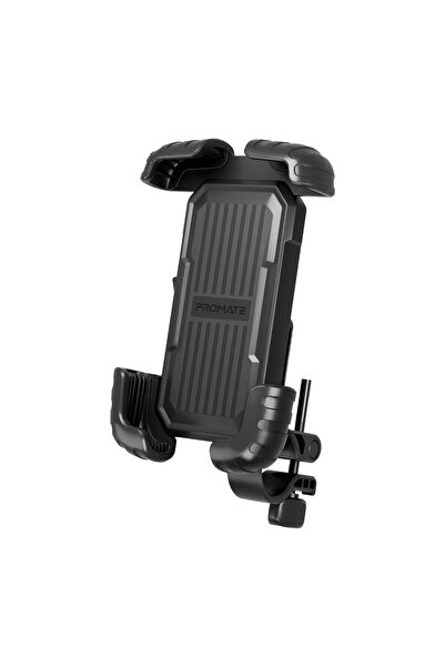 Promate حامل هاتف للدراجة مزود بزر قفل سريع، مانع للانزلاق، دوران 360 درجة، ح...