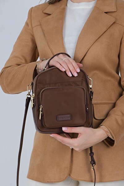 Silver Polo SP1220-M206 Дамска чанта през рамо, кафява