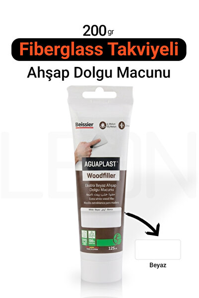 Aguaplast Ahşap Parke Tamir Macunu BEYAZ Mobilya Masa Dolgu Çatlak Çizik Gide...