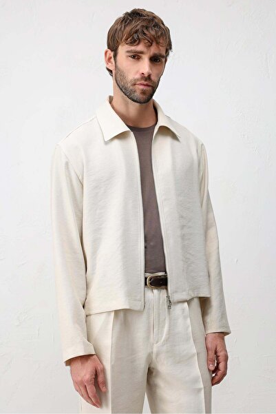 Antioch Taş Lyocell Karışımlı Yazlık Ceket