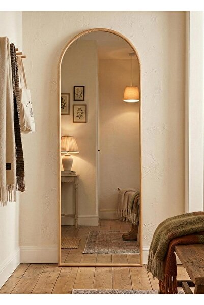 The Mia Ahşap Duvar Aynası 50x160 cm