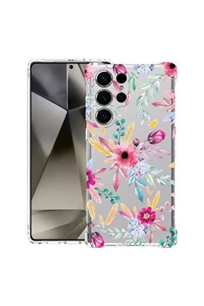 bestcase ® Husă Anti Shock Case for Samsung Galaxy S26 Ultra, Happy Flowers, ...