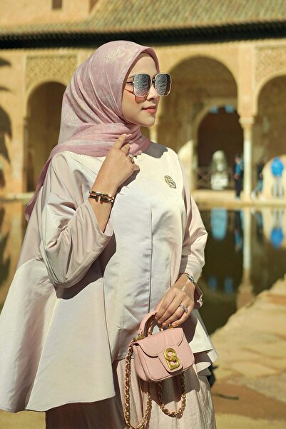 Buttonscarves Granada Piliseli Şal - Pink Mist
