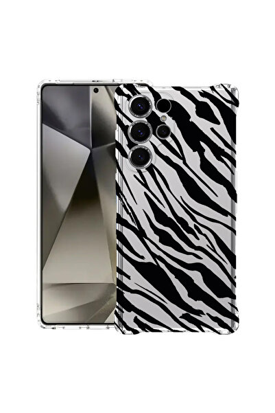 bestcase ® Husă Anti Shock Case for Samsung Galaxy S26 Ultra, Zebra Pattern, ...
