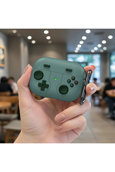 CaseOnn حافظة ريدمي بادز 8 برو ريترو جيم باد باللون الأخضر