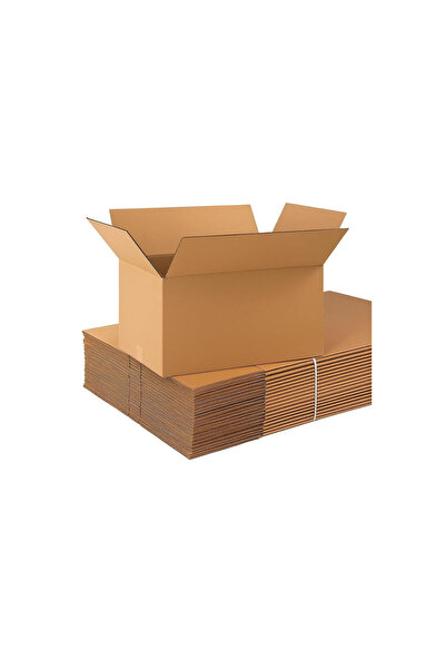 duchic ™ Pack of 10 Cardboard Moving Boxes, 10kg Capacity, 45x32x23cm, Brown, Corrugated, Recyclabl