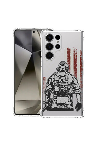 bestcase ® Husă Anti Shock Case for Samsung Galaxy S26 Ultra, American Soldie...